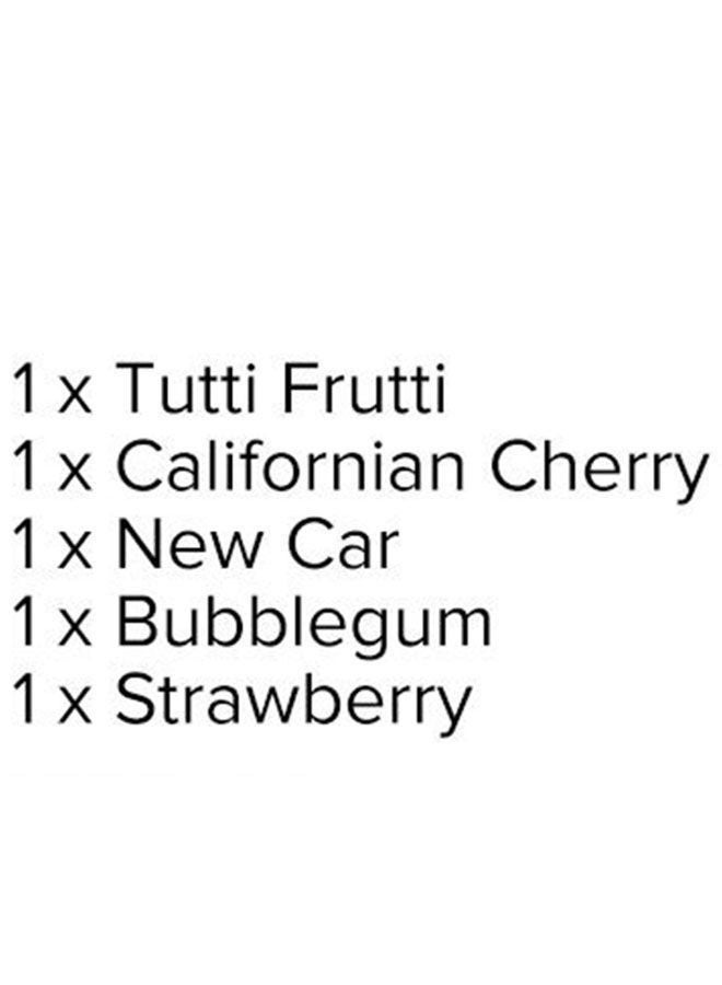 5-Piece Car Air Freshener, Long Lasting Natural Fragrance Vent Clip Air Fresheners for Car Home Office, Organic Biodegradable Odor Eliminator, Fresh Scent for Driving Mood Refresh (Multicolor) - Image 2